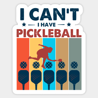 Pickleball Sticker